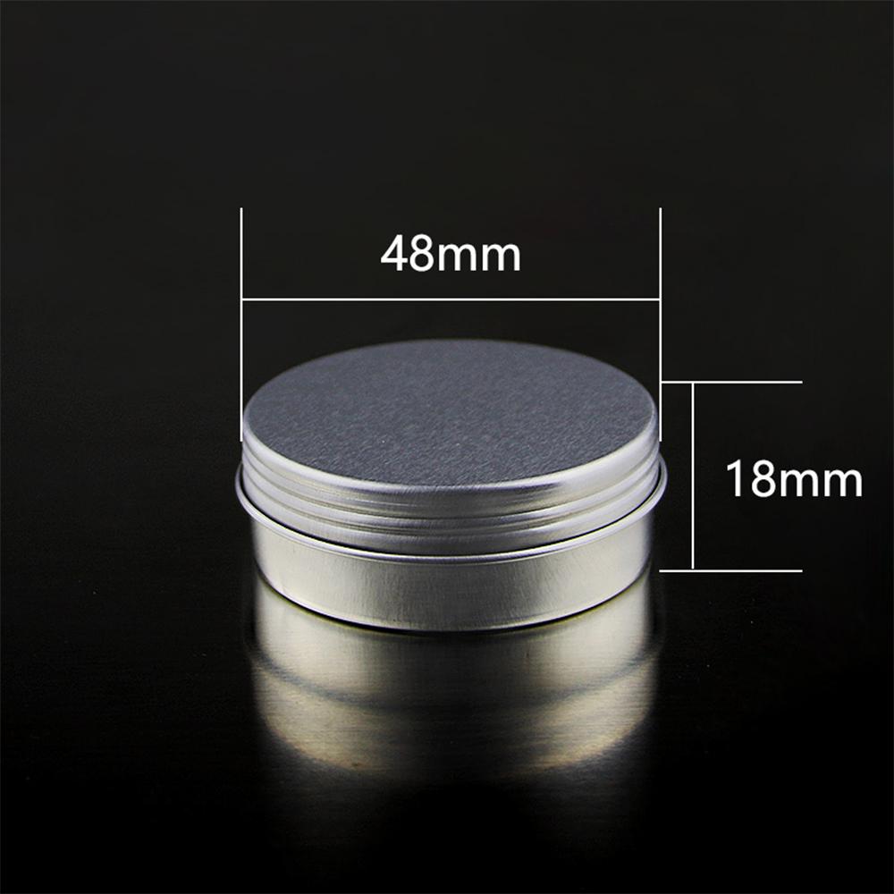 Cosmetic Cream Jar 5g 10g 15g 20g 30g Candle Jar 50g 100g 150g 200g 250g Lipbalm Makeup Container Empty Aluminum Tin with Lid