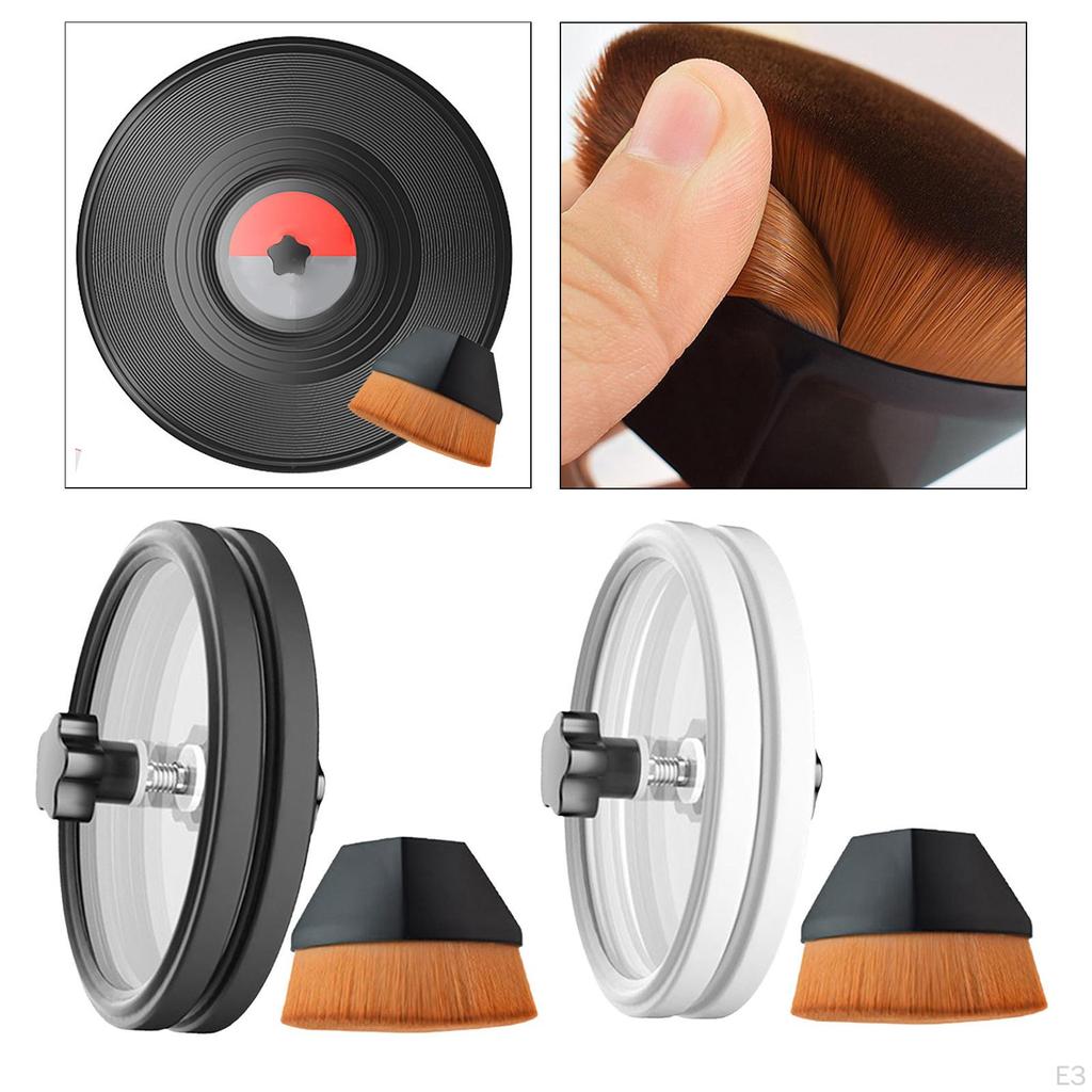 Хранитель этикеток для виниловых пластинок LP. Очистка. Сохранение с помощью кисточки.