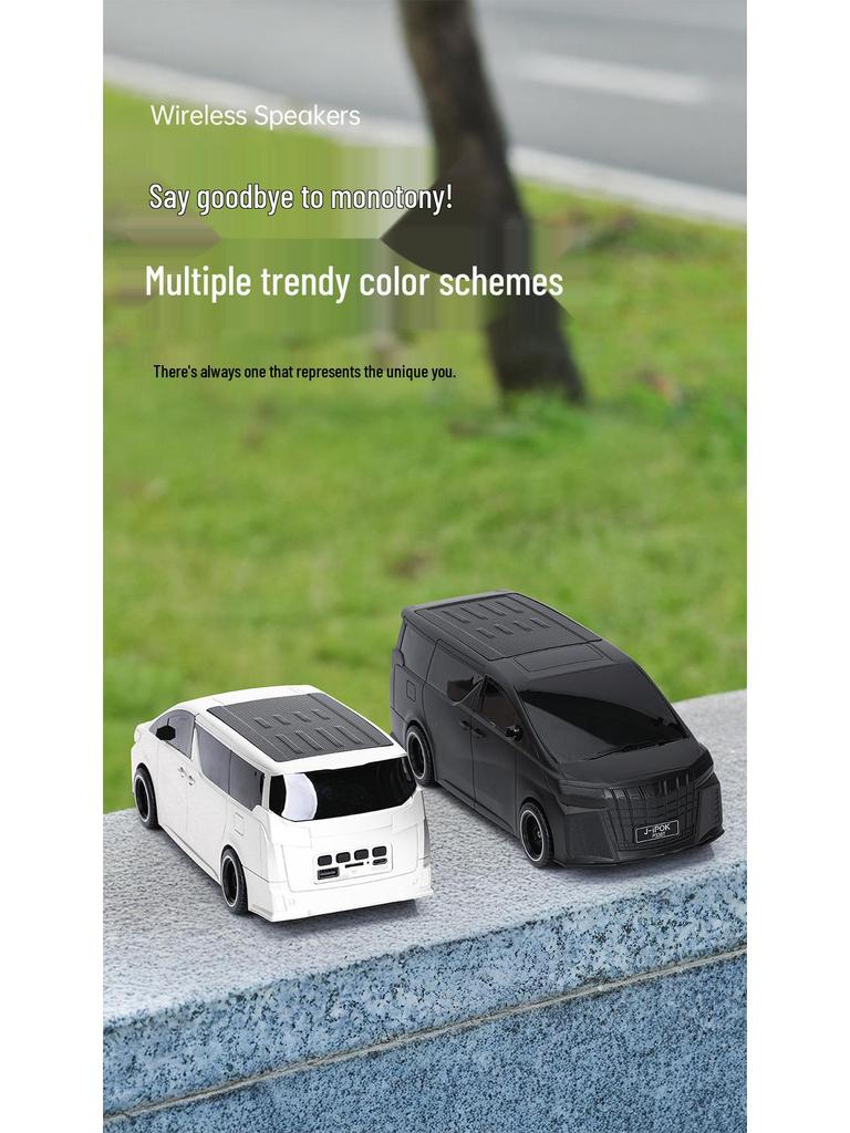 Solar Car Model Bluetooth Speaker - Creative Mini Wireless Audio Ornament P339T