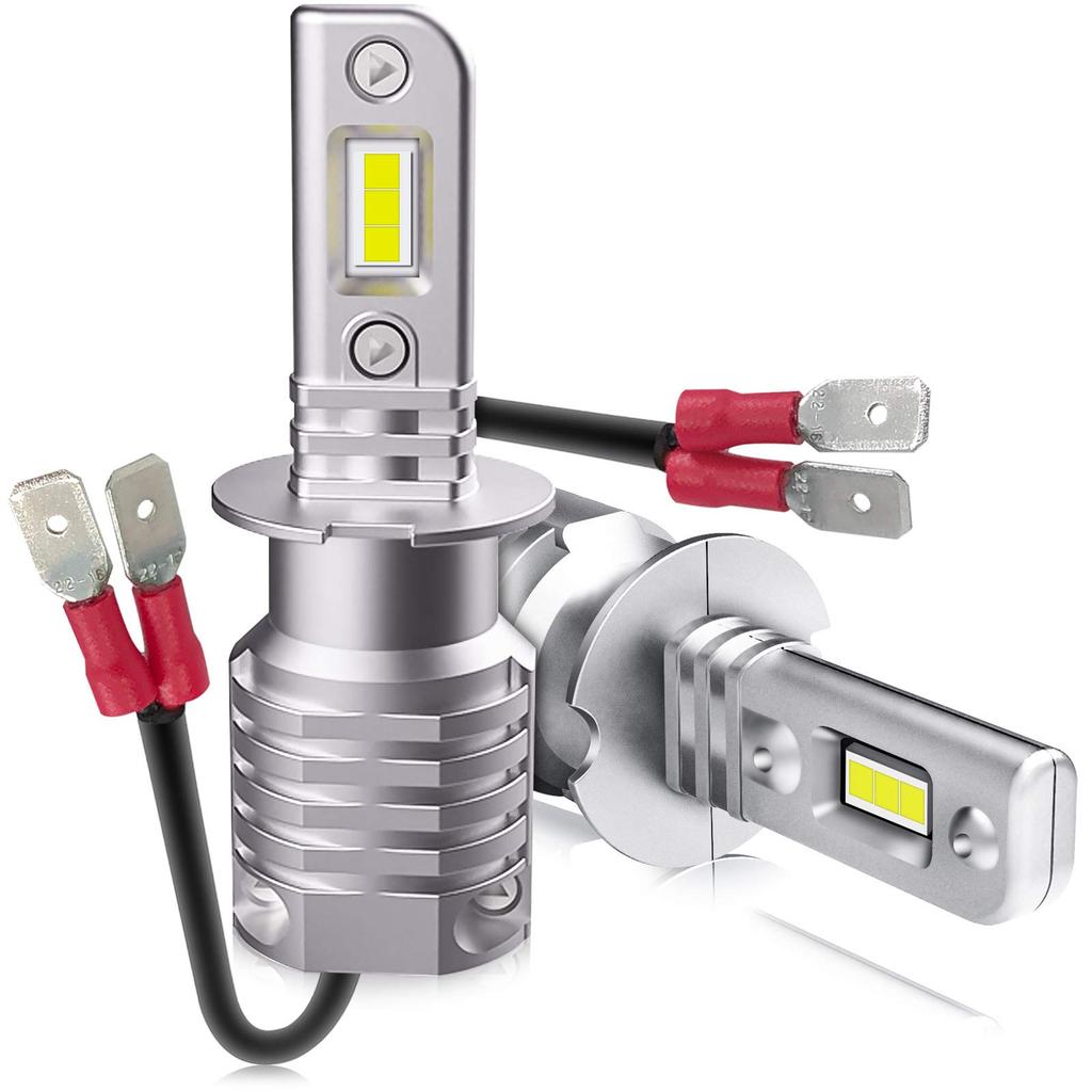 Feison H3 LED Светодиодная противотуманная фара, совместимая с техосмотром новых автомобилей, для 12В автомобилей с гибридными и EV супер светодиодами, 2 года гарантии [Самая мощная безвентиляторная] фары,