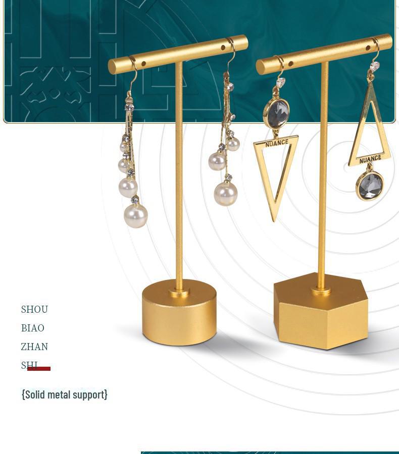 Креативная металлическая стойка для демонстрации и хранения сережек Zhongmeida
