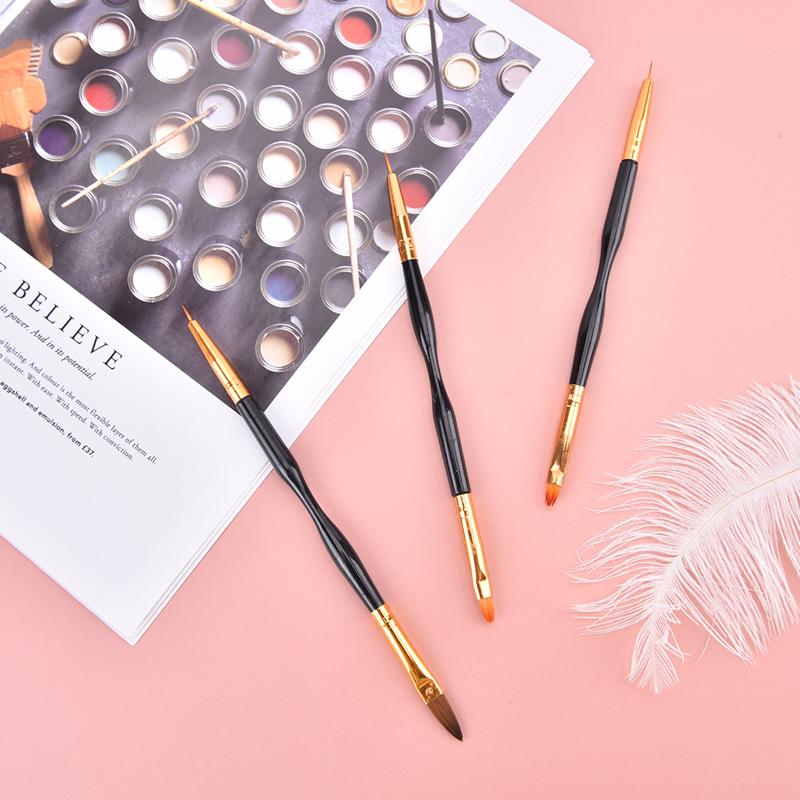 Кисть для УФ-геля для ногтей, французская полосатая подводка, ручка для маникюра, ультратонкие точечные кисти