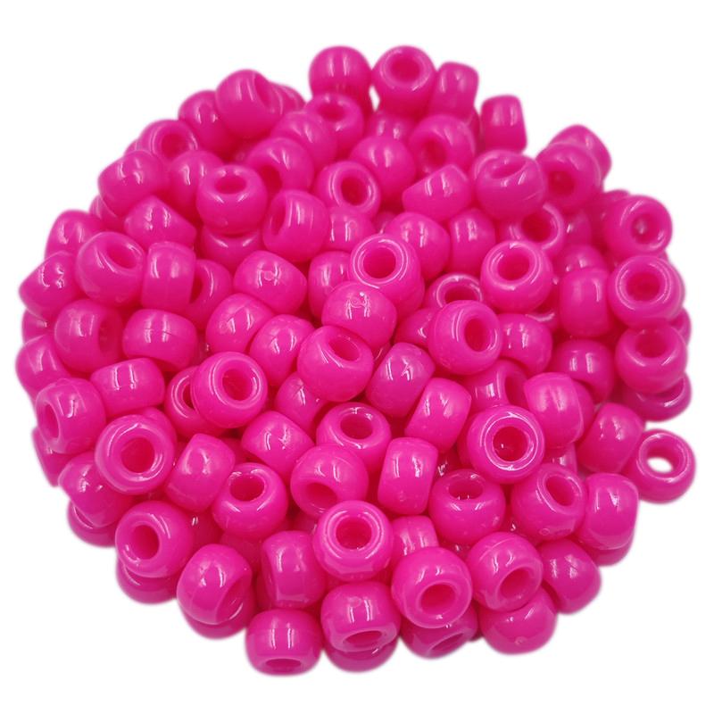 Creative Acrylic Necklace Bracelet Pendant For Jewelry Making 9*6mm DIY Crafts 40Pcs Candy Color Loose Beads