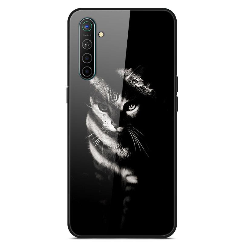 Для OPPO Realme XT Закаленное Стекло Чехол Мягкий Бампер Жесткий Funda Для OPPO Realme 6 Pro Realme X2 XT Чехол для Телефона Realme6 Задняя Крышка