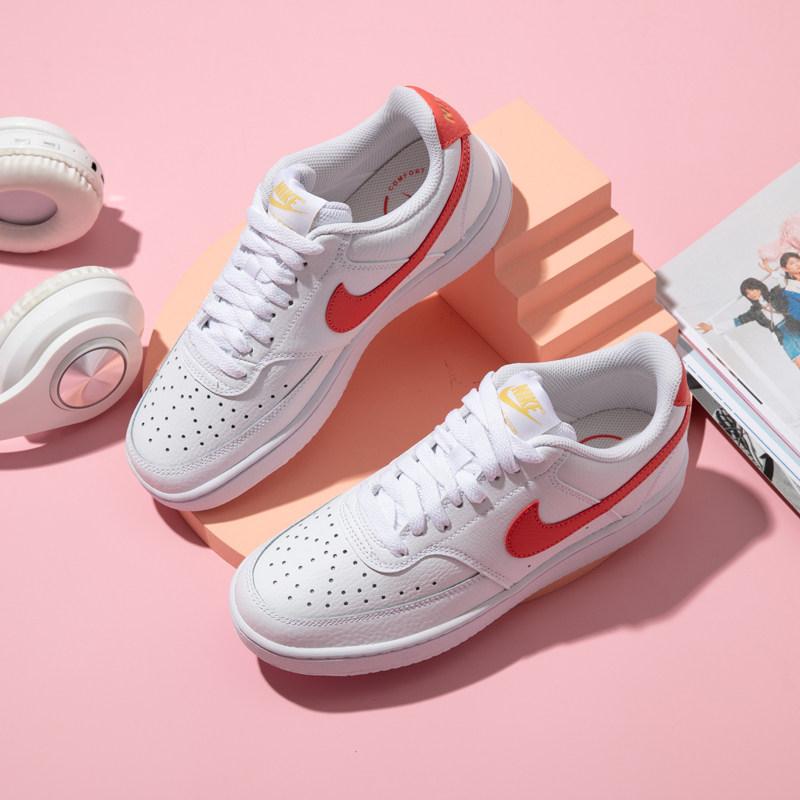 Nike Женские кроссовки Court Vision Low White Magic Ember Saturn-Gold CD5434-112