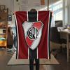Club Atletico River Plate Flannel Blanket, High quality Comfortable for All Seasons, Home Decor, Warmth and Comfort