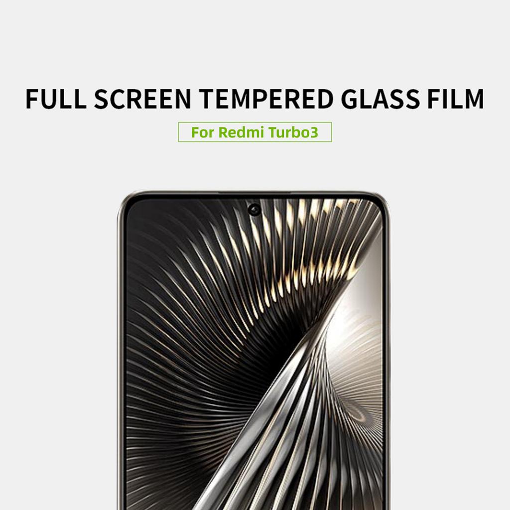 MOFI JK Series-1 для Xiaomi Redmi Turbo 3 5G/Poco F6 5G Защитная пленка для экрана HD Небьющаяся 2.5D Пленка с закругленными краями