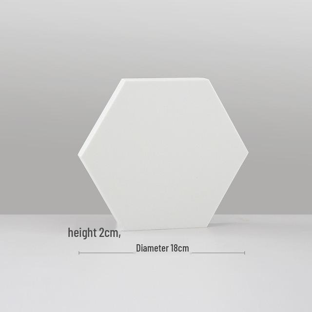 Белый пенопластовый геометрический куб, реквизит для фотосъемки, с фоновой доской и мелкими украшениями