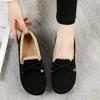 Winter Warm Shoes Fashion Low Top Flat Cotton Shoes Women Flats Casual Buckle Suede Comfort Platform Shoes