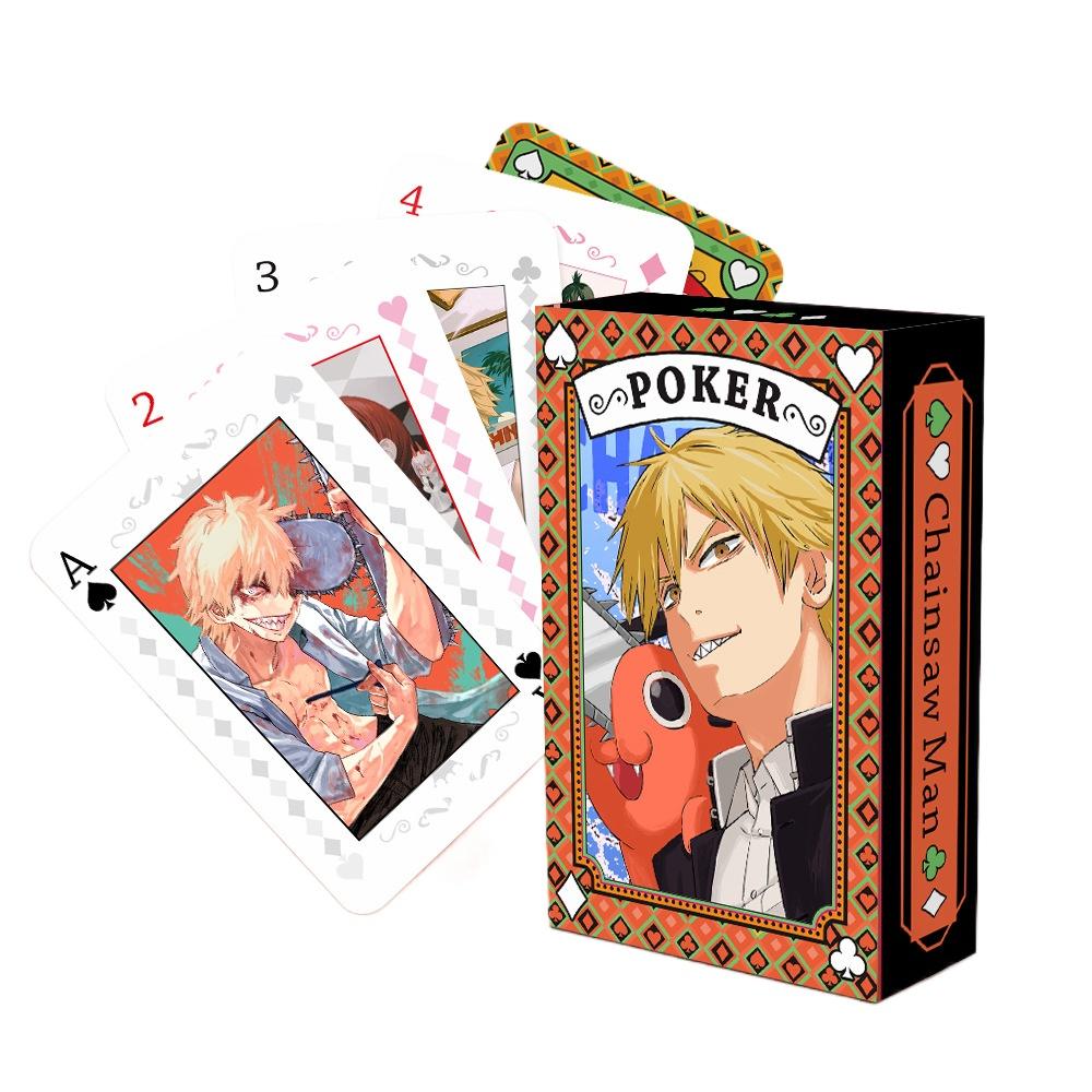 Аниме SPY X FAMILY Haikyuu, карты для настольных игр для косплея, дзюдзюцу кайсен, покерные карты в твердом переплете