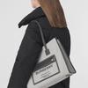 Burberry Canvas With Leather Tote Bag, Shopping Bag, Canvas Bag, Handbag, Shoulder Bag Small Women's Gray/Black 80441371