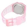 Casio Digital Quartz Unisex Watch F-91WS-4 Clear Pink Cheap Casio Parallel Import