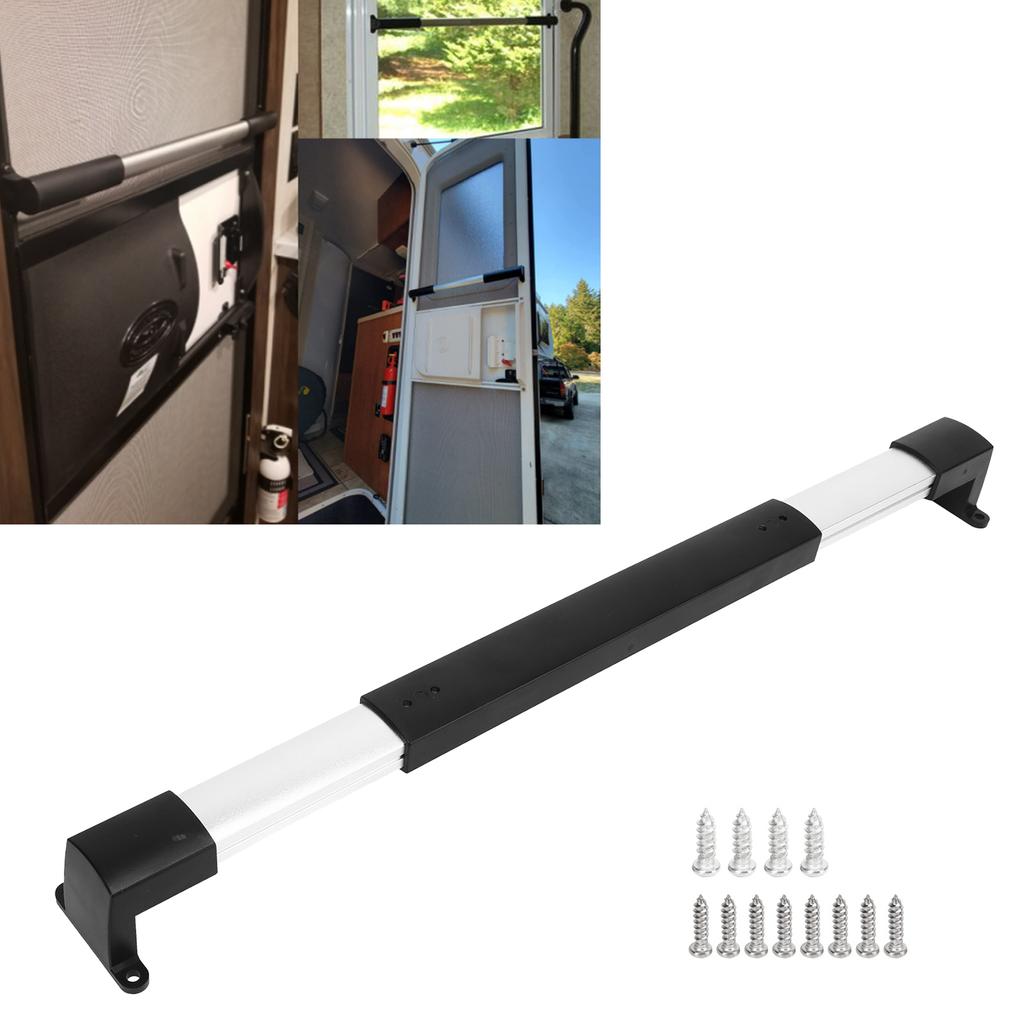 Поперечная перекладина для двери автофургона, регулируемая, от 21‑5/8 дюйма до 28‑5/8 дюйма, алюминиевая, надежная ручка для захвата, для тягача с прицепом