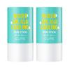Kim Jung Moon Aloe Water Splash Cooling Sun Stick (Jeju Edition) SPF50+ PA++++ 23g × 2pcs