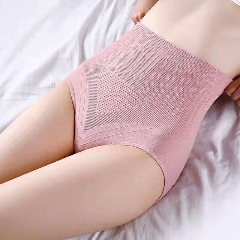 Flarixa Трусики больших размеров с высокой талией и животом, бесшовное женское нижнее белье, утягивающие бедра, моделирующие брюки, хлопковые трусы, стринги