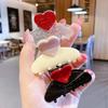 Cute Korean Women Fashion Love Girls Hairpin Acrylic Hair Claw Barrette