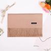 Autumn and Winter Female Scarf Cashmere Women Solid Color Long Tassel Lady Wraps Shawls