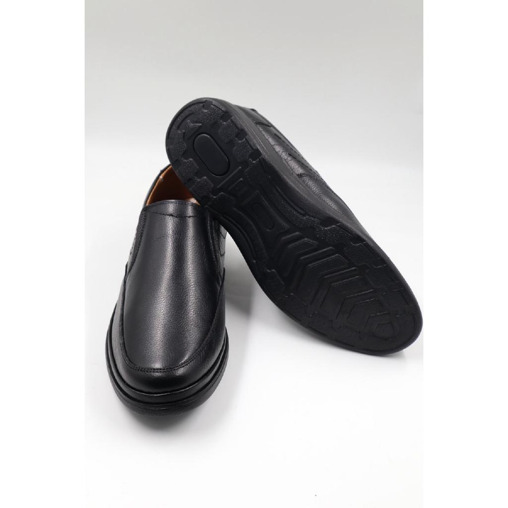 Мужские повседневные туфли для папы из натуральной кожи с ортопедической гелевой подошвой и внутренней внутренней поверхностью