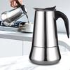 Classic Stainless Steel304 600ml Bar Percolator Office Family Coffee Machine Cappuccino Octagonal Mocha Latte Pot Espresso Maker