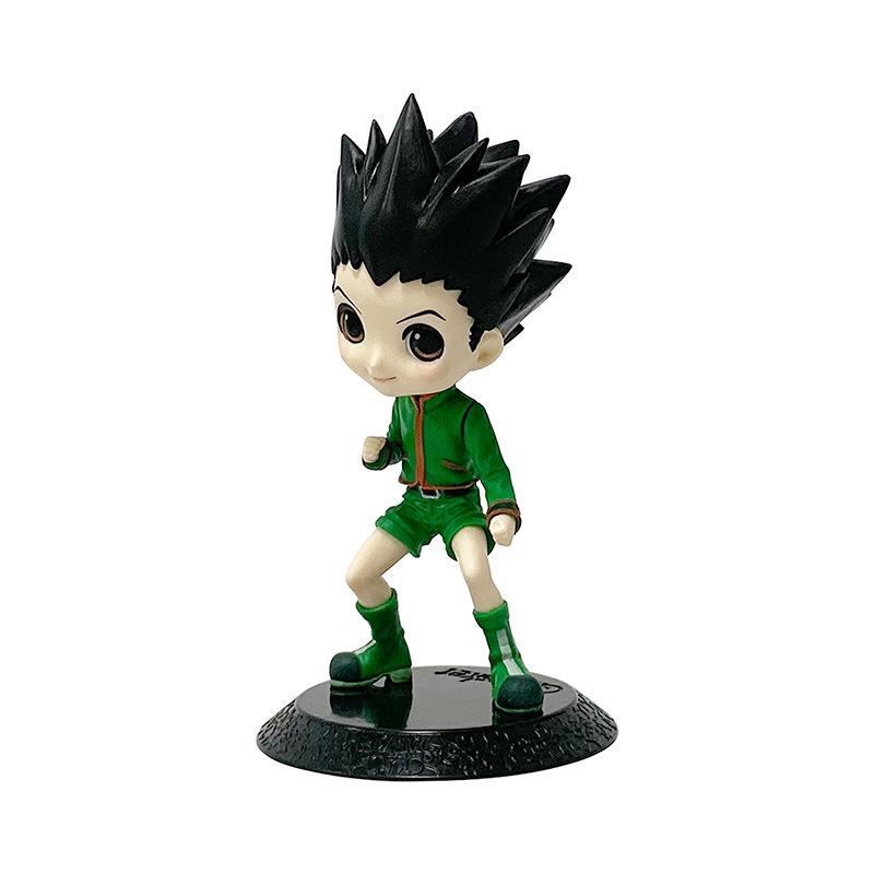 15см HUNTER X HUNTER Фигурки ПВХ Модель Аниме Периферия Killua Zoldyck GON FREECSS Коллекционная Модель Настольное Украшение Подарок