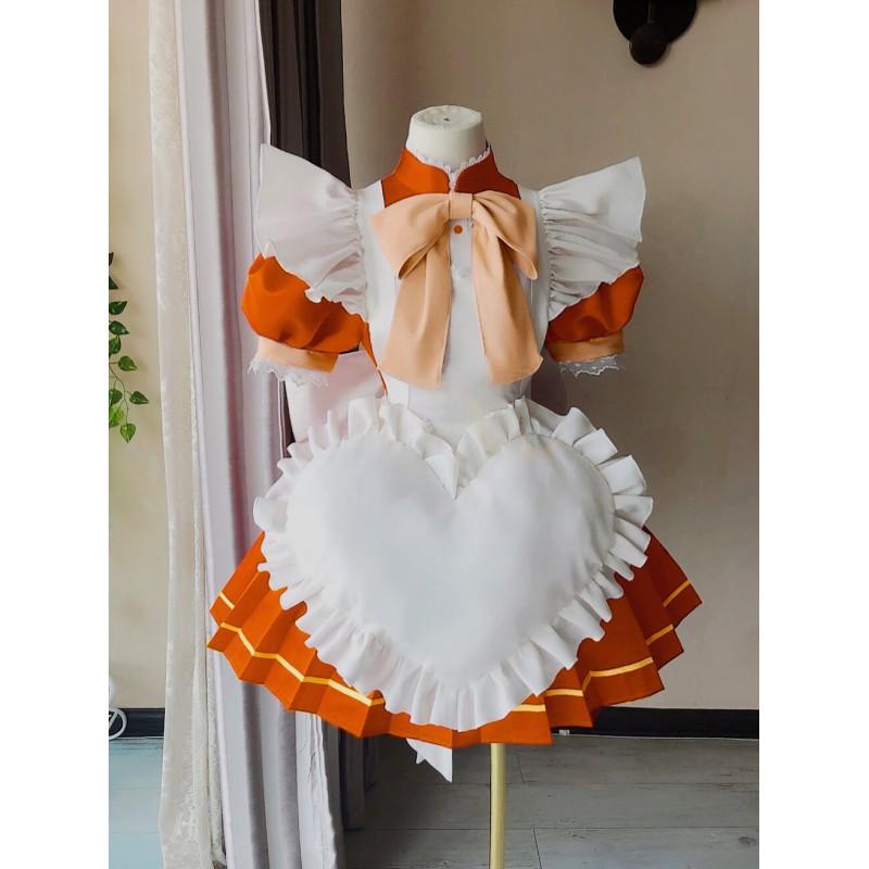 Tokyo Mew Cosplay Costume Mint Lettuce Maid Outfit Full Set Anime Cat Girl Performance Wear