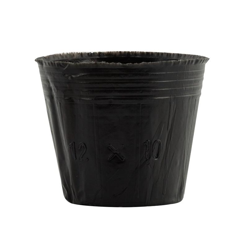 WCIC 100 шт. горшки для питания, детские горшки для выращивания, сумка для рассады растений, черный пластиковый мешок