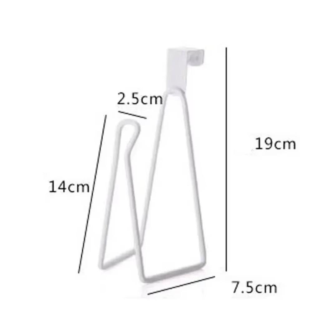 Stainless Steel Toilet Paper Holder Wall Mount Easy Hooks Tissue Towel Roll Dispenser Multifunctional No Punching