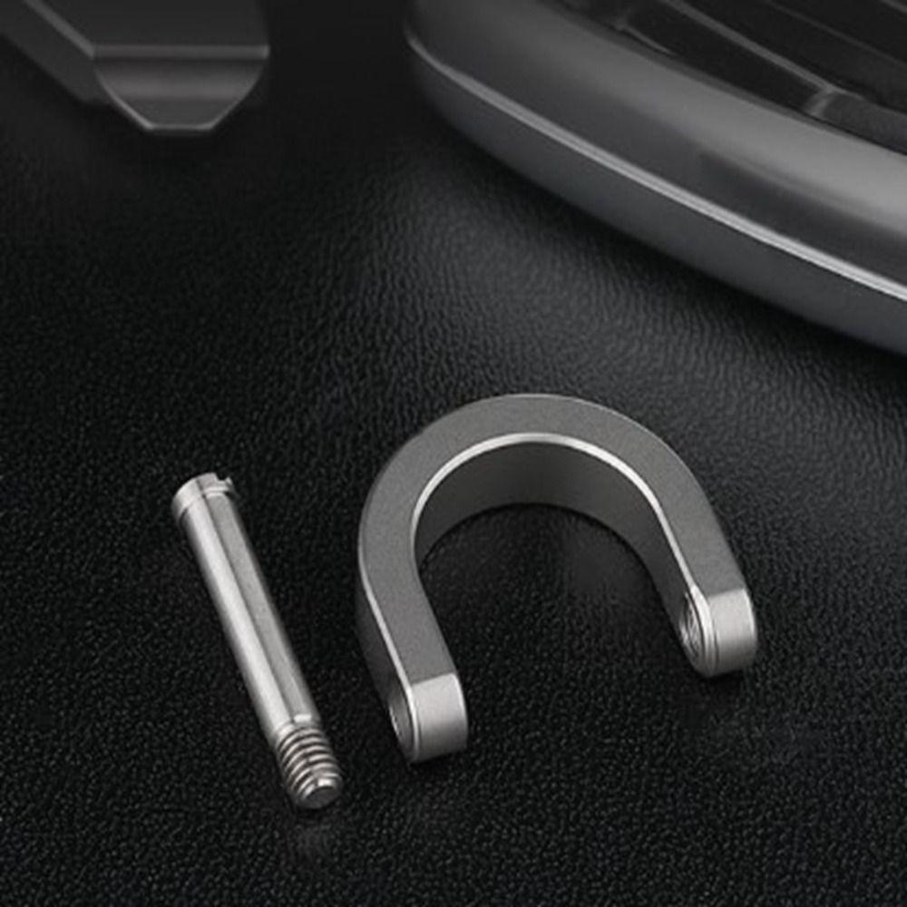 High Quality Carabiner Horseshoes D Bow Staples 3 Sizes Shackle Key Ring Outdoor Accessories
