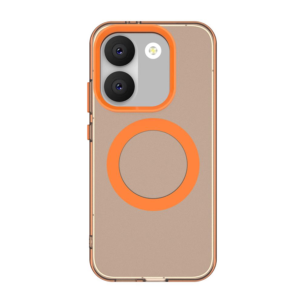 Чехол для Poco X8 Pro Магнитная Беспроводная Зарядка Fundas Оболочка Poco X8 Pro Coque Матовая Полупрозрачная Пластиковая Защитная Крышка для Телефона Poco X8 Pro