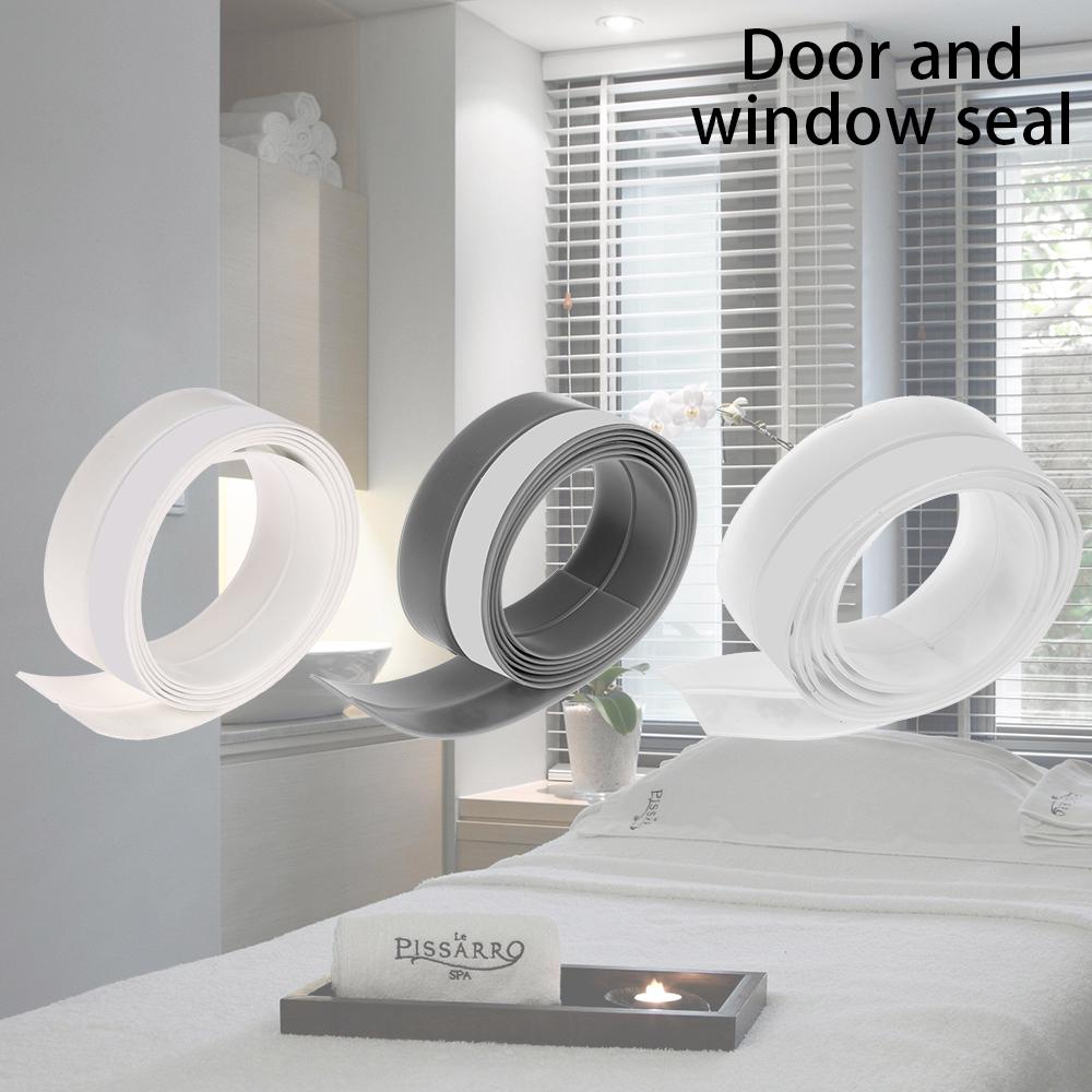 Wind proof Door Window Transparent Silicone Sealing strip Moldproof Wall Sticker