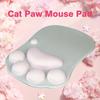 Cute Cat Claw Mouse Pad With Wrist Support - Soft, Precise Tracking & Clicking For Maximum Comfort!