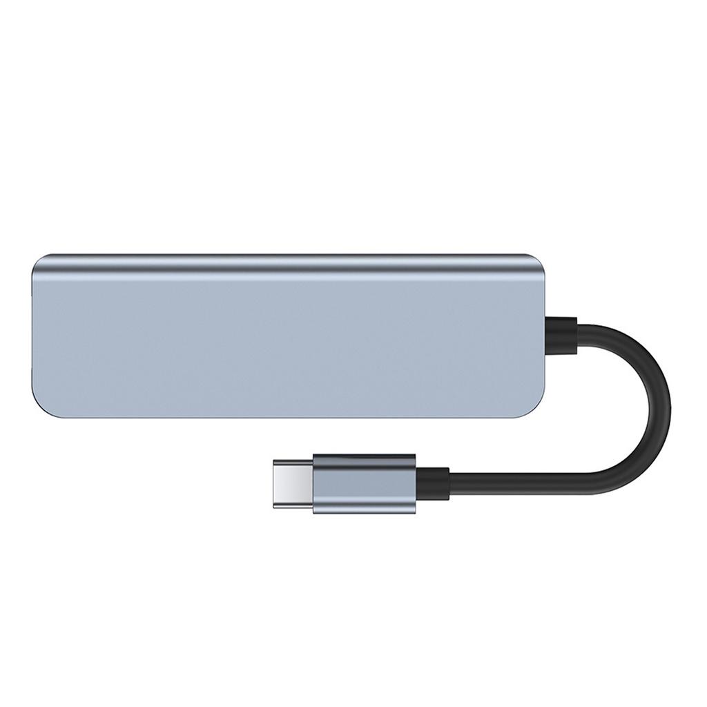 Концентратор USB Type-C на 4 порта, множественная защита, Plug and Play, USB-разветвитель с алюминиевым сплавом