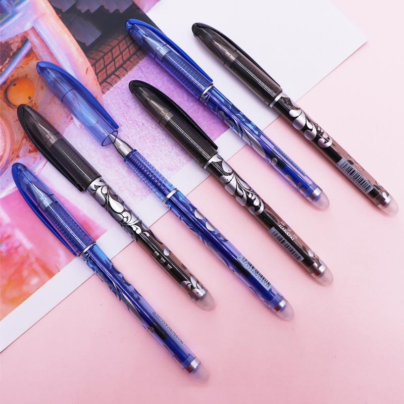 8Pcs/Set 0.5mm Washable Handle Erasable Pen Magical Writing Gel Pen Neutral Pens for School Supplies Stationery Gifts 2020