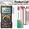 Цифровой мультиметр ANENG V9, 6000 отсчетов, 2000 В, конденсаторный вольтметр, вольтметр, амперметр ACDC