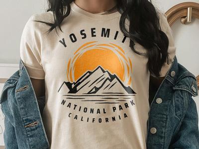Yosemite National Park Shirt, California T-Shirt, Adventure Shirt, National Park Shirt, Wanderlust Shirt, California Souvenir