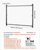 Gate Building Kit Fits 36 to 60 in Wide Openings 6 to 7 ft High Fence