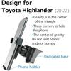 Автомобильный держатель телефона для Toyota Highlander 2020-2024, автомобильные аксессуары, кронштейн для навигации, внутреннее украшение, крепление для мобильного телефона