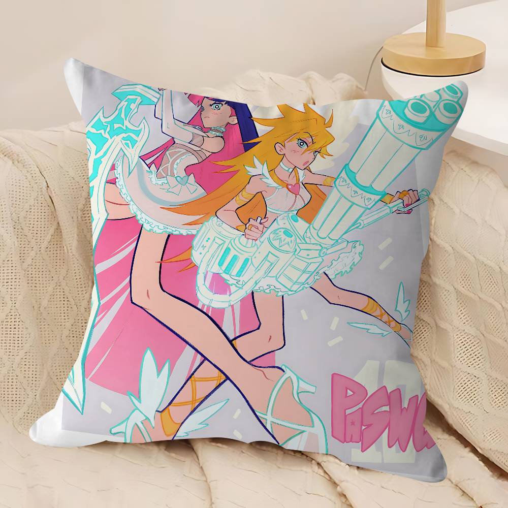 Мультяшная наволочка P-Panty S-Stocking, съемная, моющаяся, чехол для подушки – Мягкий лен для любого сезона