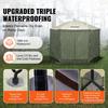 Pop Up Gazebo Tent Pop-Up Screen Tent 6 Sided Canopy Sun Shelter Green
