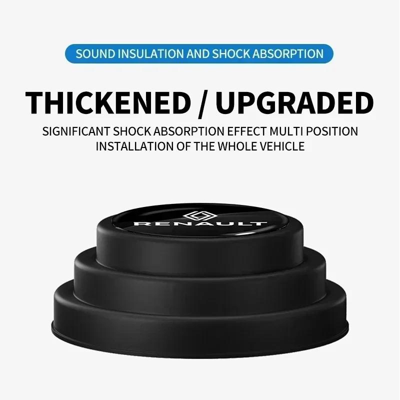 1/2/4pcs Car Door Shockproof Pad Anti-collision Silicone Sticker For Renault Megane 2 3 4 RS Grand Scenic Clio 4 Captur Duster T111