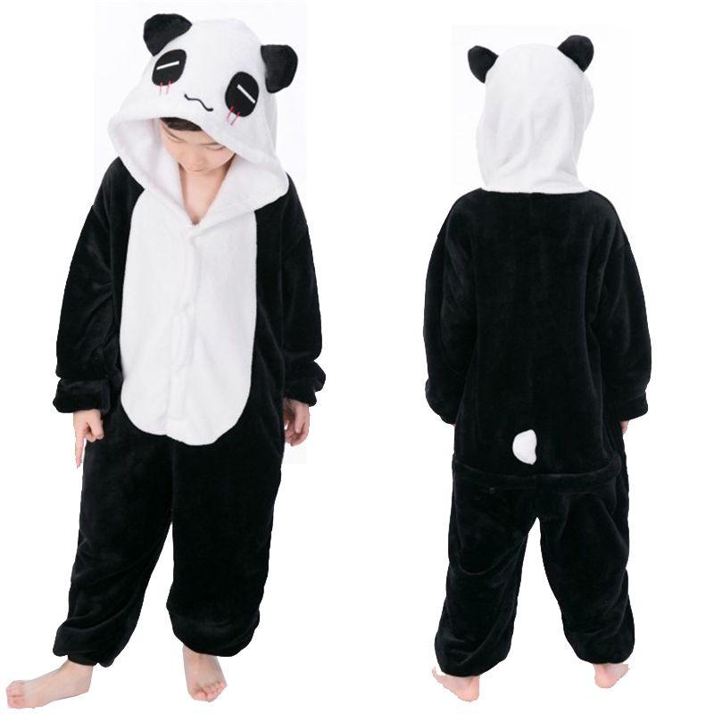 Фланелевая пижама с животными для детей, косплей, милый комбинезон, одежда для сна, для вечеринки, для дома