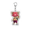 Аниме One Piece Акриловый Брелок-Подвеска Луффи Чоппер Зоро Ророноа Аксессуар для Рюкзака Высокое Качество Красивый Дизайн