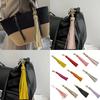 Colorful Tassels Bag Accessory Eye Catching PU Leather Tassels Keyring Ornament Suitable For Various Bag Styles