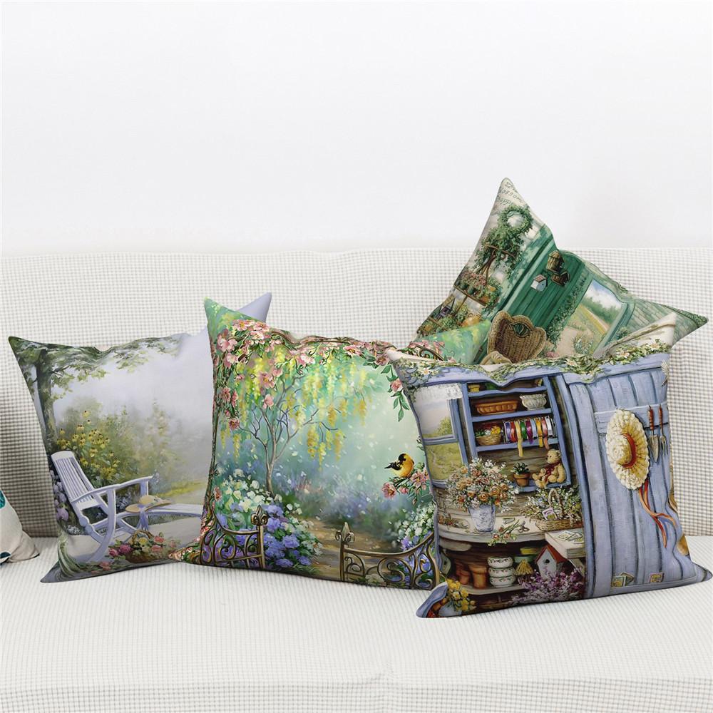 Декоративная наволочка для домашнего декора, дивана, декоративная подушка для садового цветка, фермерского дома