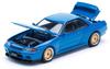 POP RACE x ENIGMA Scale Nissan Skyline R32 Bayside Blue PRE009 1/64 (Finished Model)