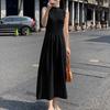 2023 Casual Sleeveless Long Dress Women Outfits Bodycon Dress  Elegant Party Dresses Women Apricot Black Summer Dress 26648