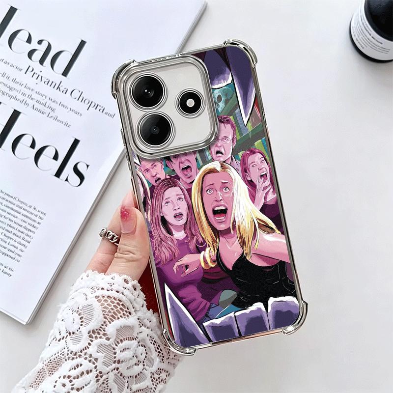 The Vampire Slayer Buffy Soft Phone Case For Xiaomi Redmi Note 14 15 Pro Plus 13 12 11S 11T 5G 10 9S 9 Plating Anti-Fall Fundas
