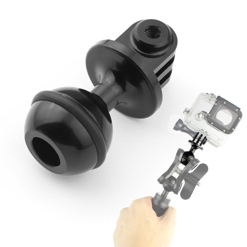 Portable RAM Mount Ball Tripod Head Base Adapter For DJI Action 4 SJCAM Insta360 X4 GoPro Hero 13 12 11 10 9 Camera Accessories