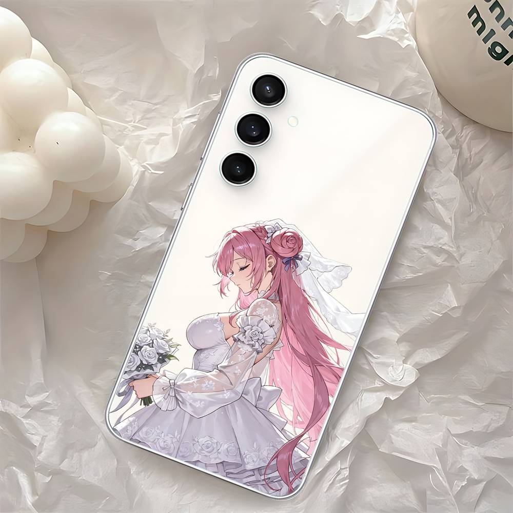 Cute D-doro Nikke Doro Phone Case For Samsung Galaxy S21 S22 S23 S24 S25ULTRA FE Ultra Plus5G A52S Transparent Cover