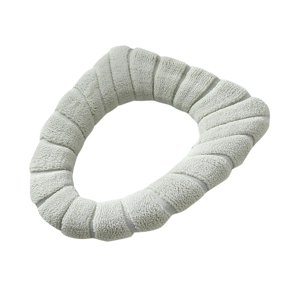 Мягкие эластичные чехлы на сиденья для унитазов, моющиеся из толстой ткани, зимние